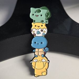 Pokemon Enamel Pin Psyduck Squirtle Togepi Bulbasaur